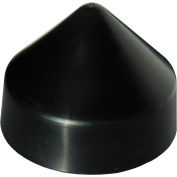 Dock Edge Piling Cap 8" Cone Head, PVC Black - 91-882-F