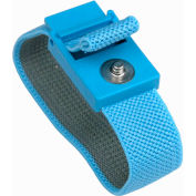 Desco Trustat® Adjustable Elastic Wrist Strap 04560 - Blue
