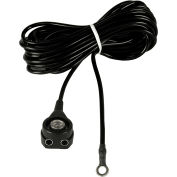 Desco Trustat® Common Point Ground Cord w / 10 MM Stud, 15 ' Black Cord