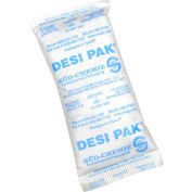 Desco Desiccant Pak, Argile/Tyvek/Dioxyde de silicium, 2"L x 4"L, Blanc, 300 Packs