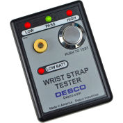 Testeur de bracelet Desco, batterie 9VDC