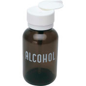 Menda 35608 Amber verre doseur liquide avec pompe durable-Touch, l’inscription « Alcool », 8 oz.