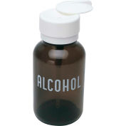 Menda 35608 Amber verre doseur liquide avec pompe durable-Touch, l’inscription « Alcool », 8 oz.