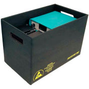 Protektive Pak 37512 ESD Storage Container, 17-3/4"L x 13-1/2"W x 9"H - Pkg Qty 5