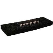 Protektive Pak Lead Insertion Grade Conductive Foam, 6-3/4"W x 3-3/8"L x 1/4"H, Noir, qté par paquet : 5