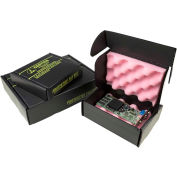 Plastek Circuit Board Shipper, w/Pink Foam, 7