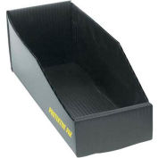 Protektive Pak 38901 Plastek ESD Open Bin Box, 4"W x 12"L x 4"H, qté par paquet : 5