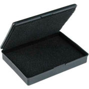 Protektive Pak ESD Expédition &Stockage boîtes articulées avec mousse, 2-7/ 8 « L x 2"W x 5/8"H, Noir, qté par paquet : 5