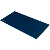Desco Statfree T2 Plus™ 66453 Dissipative Dual Layer Rubber Cut Mat 30"D x 60"W - Bleu foncé