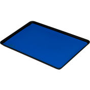 Desco Statfree HJ® doublur de plateau en caoutchouc dissipatif double couche, 16 « x24 »