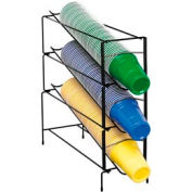 Distributeur de tasses à crémaillère Dispense-Rite® 3 Section métallique Vertical