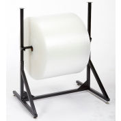 Dehnco Roll Stand for 50" Material Width, 300 Lbs Capacity, Black & White