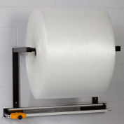 Dehnco Table / Wall Roll Stand pour jusqu’à 24 « Dia. Roll &24 » Largeur de matériau, capacité de 600 lb, noir
