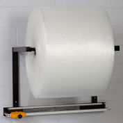 Dehnco Table / Wall Roll Stand pour jusqu’à 24 « Dia. Roll &36 » Largeur de matériau, capacité de 600 lb, noir