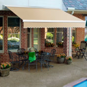 Awntech DTR18-EXE-L Retractable Awning Right Motor 18'W x 11/16'H x 10'D Linen
