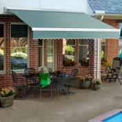 Awntech DM24-145-S, Retractable Awning Manual 24'W x 10'D x 10"H Sage