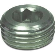 J.W. Winco 906-NI-M22X1.5-A Stainless Threaded Plug with M22 x 1.5 Tapered Thread
