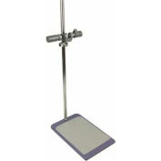 SCILOGEX Plate Stand with Support Rod and Clamp 18900131, Use with OS20/OS40 Overhead Stirrers