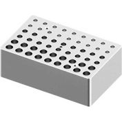 Bloc de chauffage 18900224 de SCILOGEX, utilisé pour 0,2 ml, Tubes de 0,5 ml et 1,5/2 ml, 18 trous de chaque taille