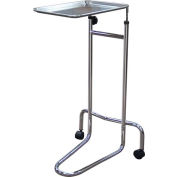 Drive Medical 13045 Double Post Mayo Instrument Stand, Adjustable Height 32.5"- 52" 