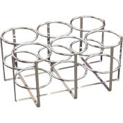Drive Medical 18114 Economy Oxygen Rack, Holds 6 C, D, or E Cylinders