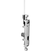 Don Jo 1551-SL AL porte Flush Bolt, 15-16/4/1 "4 x », 1/4 « Offset, Silver, qté par paquet : 4