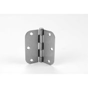 Don Jo RPB73535-58-652 charnière résidentielle, rayon 5/8", jauge de 0,085, Chrome brossé, qté par paquet : 2