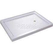 SlimLine DreamLine DLT-1036482 36 "x 48" seuil Double douche Base droite H & Drain