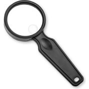 Carson Magniview Series Hand-Held Magnifier, 2", 3x Power with 6x Spot Lens, Black