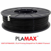 3D Stuffmaker PLA 3D Printer PLA Max Filament, 1.75mm, 0.75 kg, Black