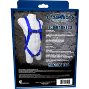 Harnais Dentec Safety Eco Full Body w / 1 D-Ring & Accouplement Buckle Leg Straps, Universal, Retail Box