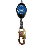 Dentec Safety® Self Retracting Lanyard w/ Swivel Load Indicator Hook, 11' Web length