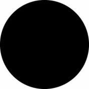 1/2" Dia. Round Paper Labels, Black, Roll of 500