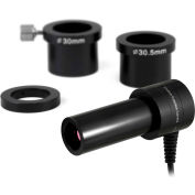 Dino-Lite AM7025X Edge Eyepiece Camera with C-Mount Eyepiece Adapters, 5MP, 20x, 23mm Base