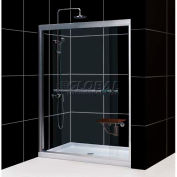 DreamLine™ Duo Bypass douche coulissante porte son-1260728-04, 56"-60 » x 72 »
