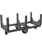 Durham Mfg® Bar Cradle Truck BCTE-2860-4K-95 60"L 4000 Lb. Capacity