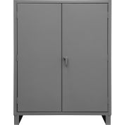 Durham Heavy Duty Combination Cabinet HDWC243678-5S95 - 12 Gauge With Shelves, 36"W x 24"D x 78"H