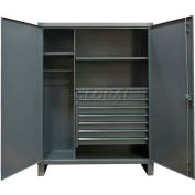 Durham Heavy Duty combinaison armoire HDWC246078-7S95 - calibre 12 w/tiroirs & tablettes 60 "x 24" x 78 "