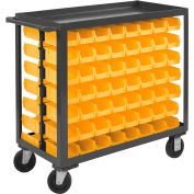 Durham Bin Service Cart RSC-1836-BLP-112-220-95 - 112 Bins, 1200 Lbs. Cap. 42-1/4 x 18-x 37-5/8