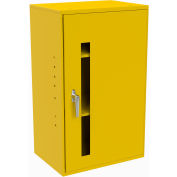 Durham Spill Control Respirator Cabinet 057-50 - 19-7/8"W x 14-1/4"D x 32-3/4"H, Yellow