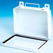 Premiers soins Boîte métal - 9-1/16 x 2-3/8 x 6-5/16, qté par paquet : 12