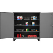 Global Industrial™ 12 Gauge Heavy Duty 60" W x 24" D x 66" H Cabinet, Gray