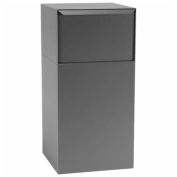 dVault dépôt Vault boîte aux lettres et colis Drop DVCS0020 - Free Standing - accès arrière - gris
