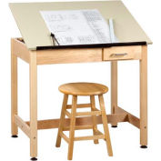 Rédaction de Table 36 "L x 24 » W x 30 « H - Top 1 pièces - petit tiroir