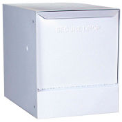 dVault traversant mur paquet Drop avec Tilt-Out Door DVWM0062S - blanc