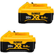 DeWALT® DCB206-2 20V MAX 6Ah Li-Ion Batterie (2-Pack)