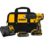 DeWALT® 20V MAX Compact Cordless Hammer Drill /Driver Kit, 1/2 », Brushless, Li-Ion, 2-Speed