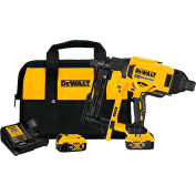 DeWALT® 20V MAX XR Cordless Fencing Stapler Kit, 9 Gauge, 1/2"W Fencing Staples, 35 Capacity