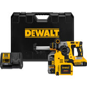 DeWALT® 20V MAX Kit marteau rotatif sans fil avec dépoussiérage, 1 », Brushless, Mode SDS 3, Li-Ion