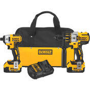 DeWALT DCK299M2 20V MAX XR Li-Ion Brushless Premium Hammer Drill & Impact Driver Combo Kit